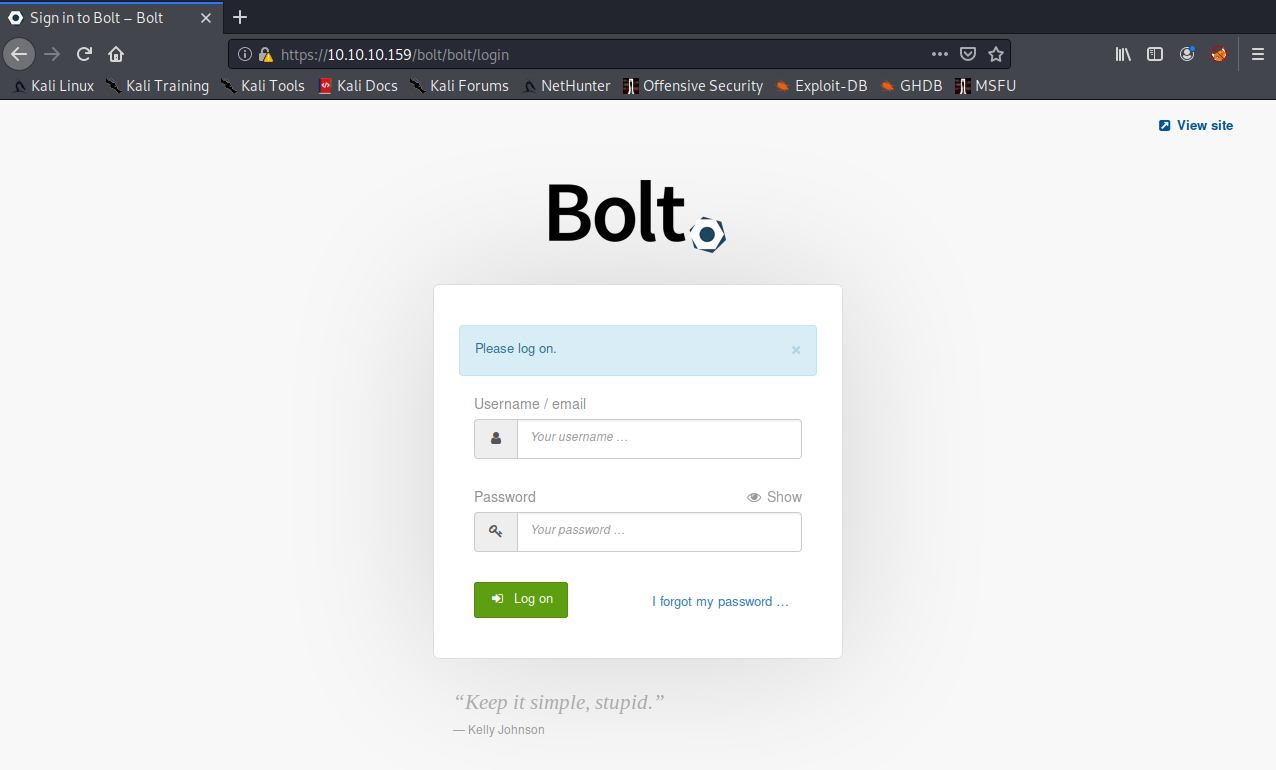 boltlogin